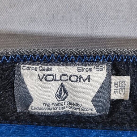 Volcom pants men's size 36X32 grey colour Vmonty straight lag Style# 11133S1 - Picture 6 of 14